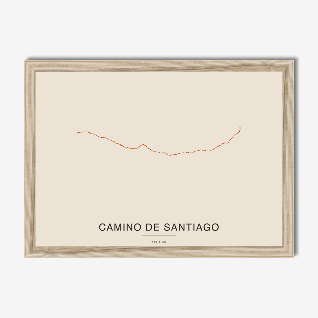 mapposter-framed-natural:camino-frances:v3-sq