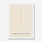 mapposter-framed-white:grossglockner:v3-sq