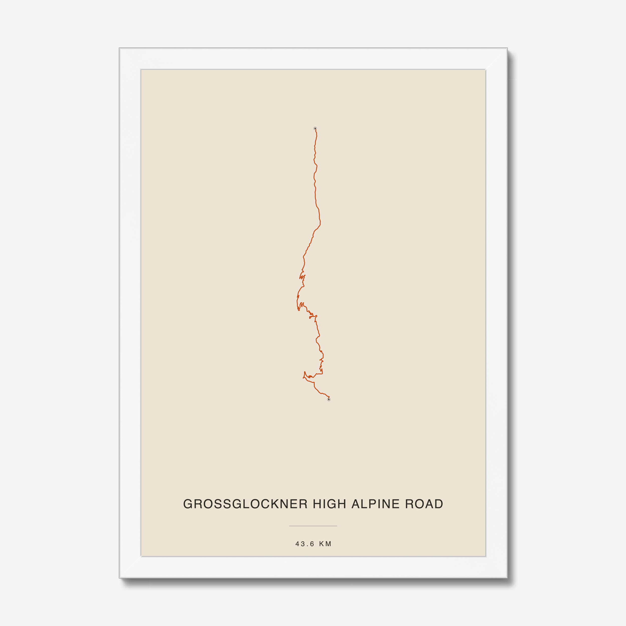 mapposter-framed-white:grossglockner:v3-sq