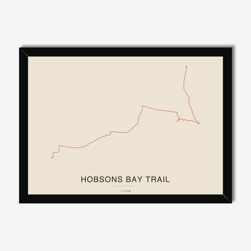 mapposter-framed-black:hobsons-bay-trail:v3-sq