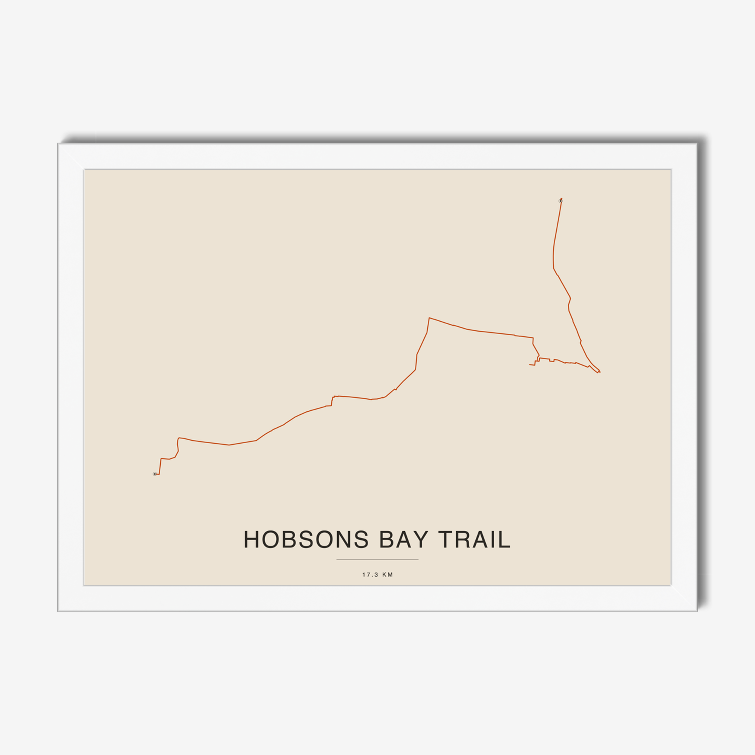 mapposter-framed-white:hobsons-bay-trail:v3-sq