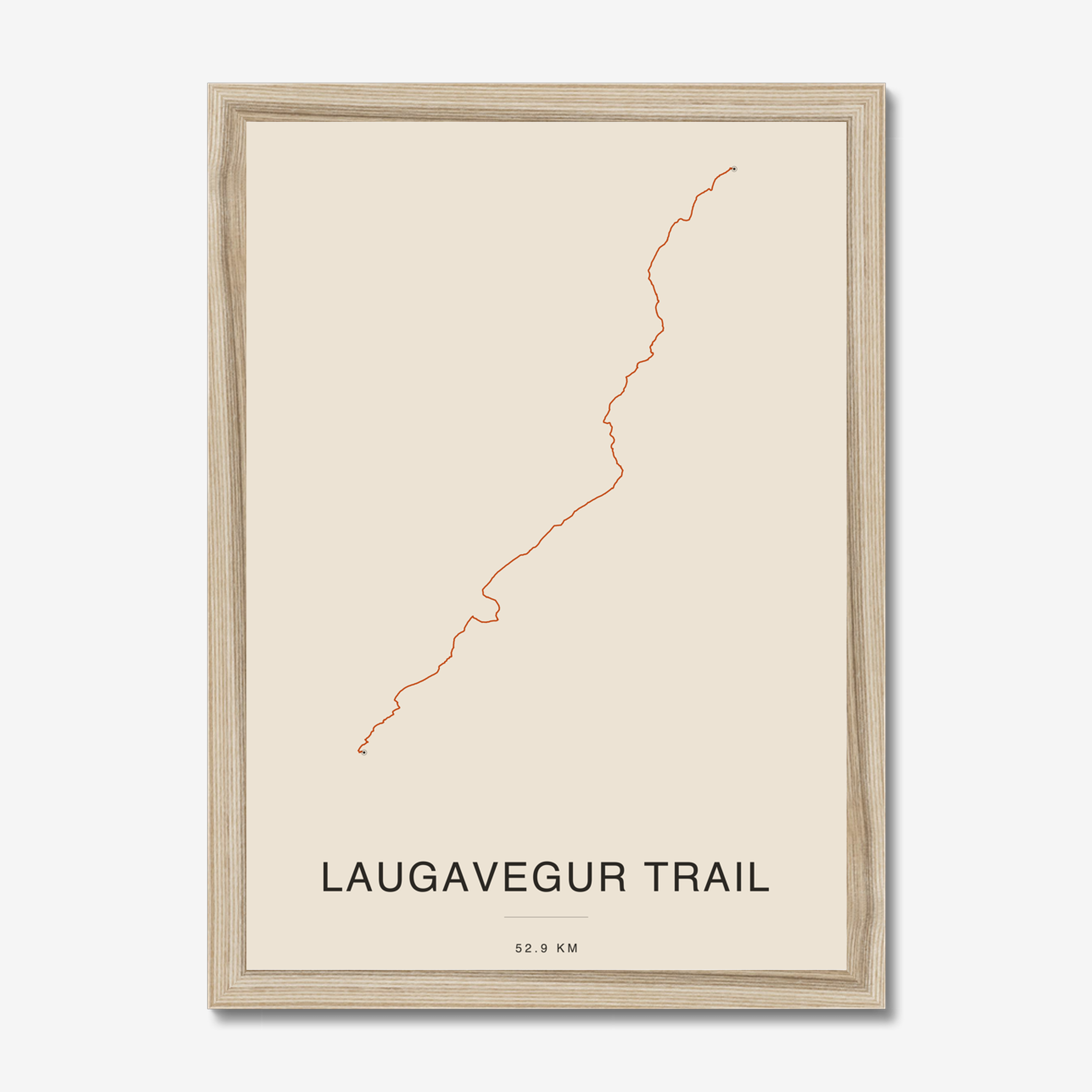 mapposter-framed-natural:laugavegur:v3-sq