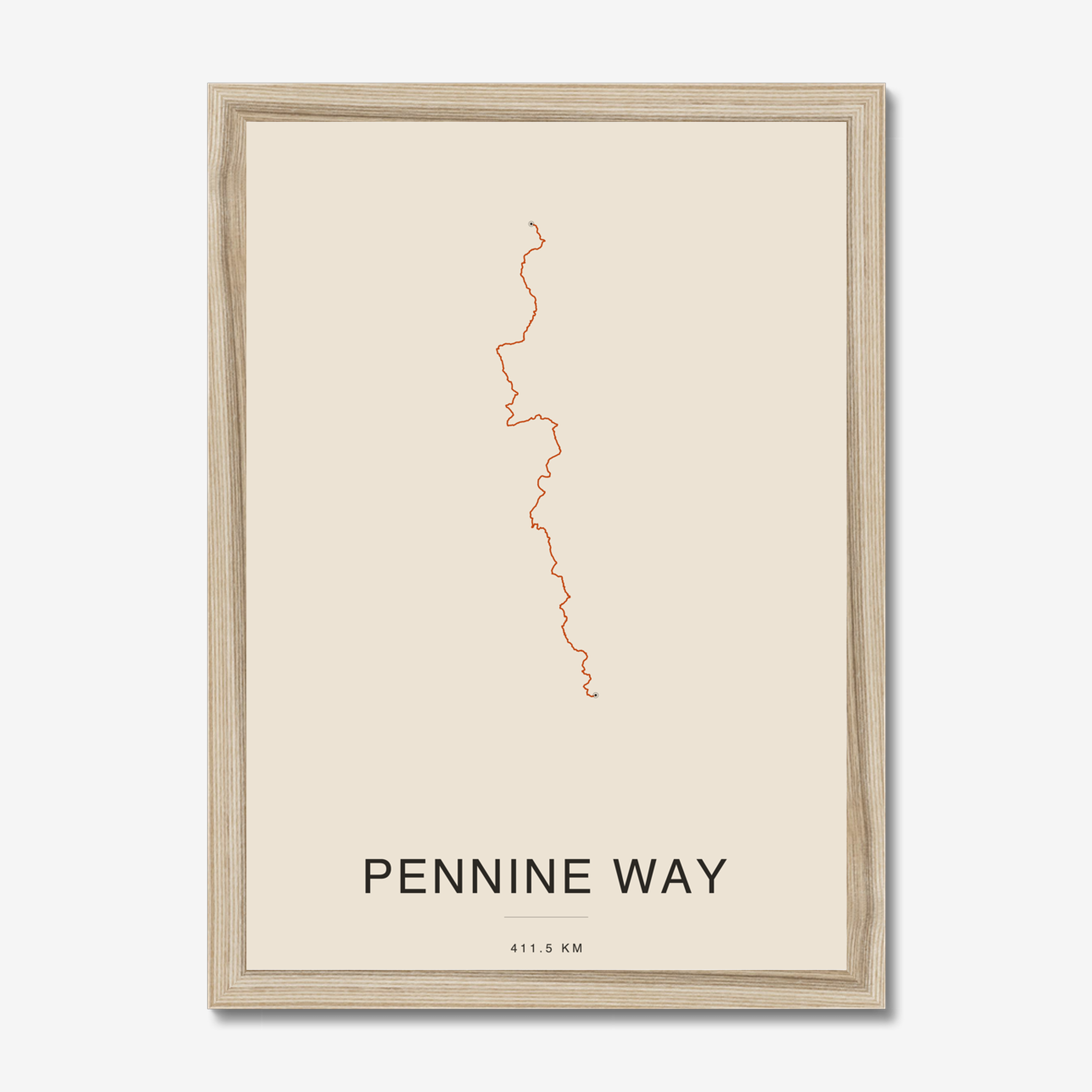 mapposter-framed-natural:pennine-way:v3-sq