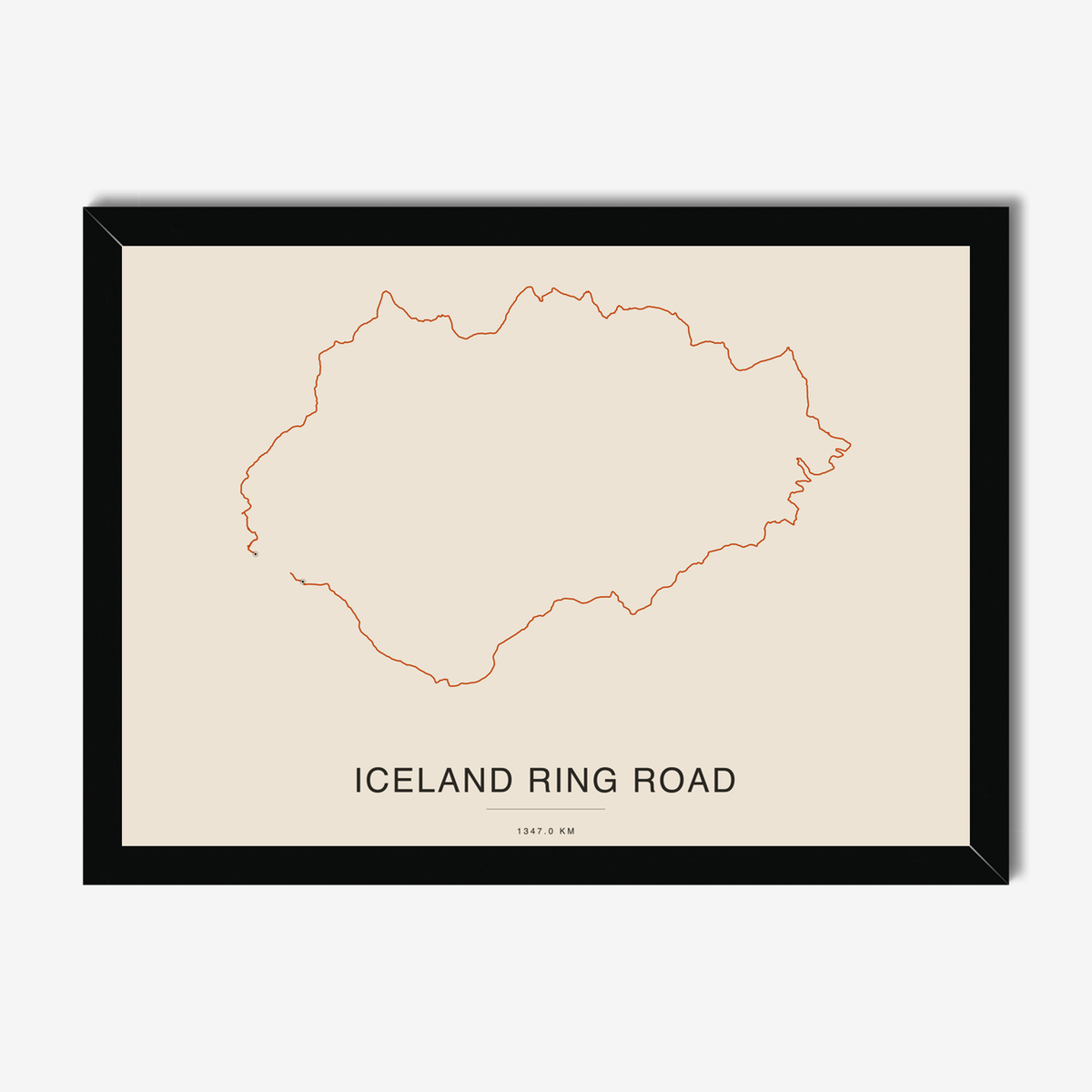 mapposter-framed-black:ring-road-iceland:v3-sq