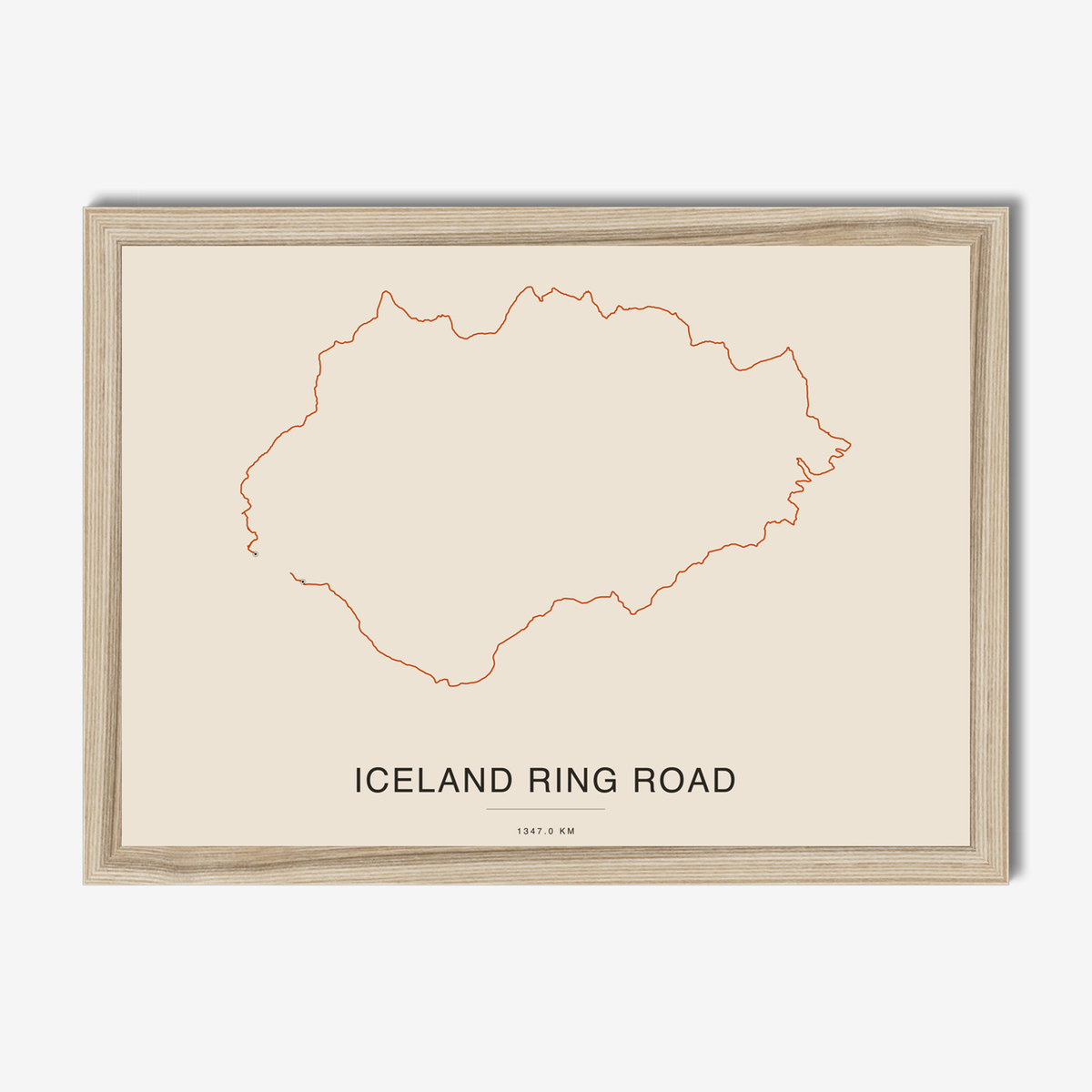 mapposter-framed-natural:ring-road-iceland:v3-sq