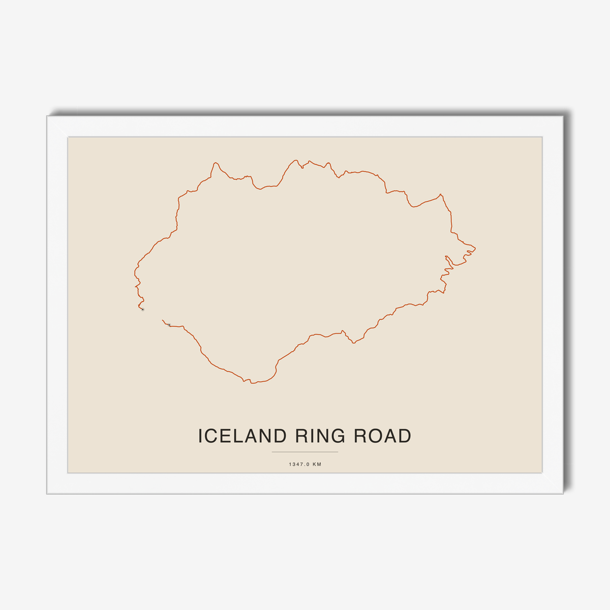 mapposter-framed-white:ring-road-iceland:v3-sq