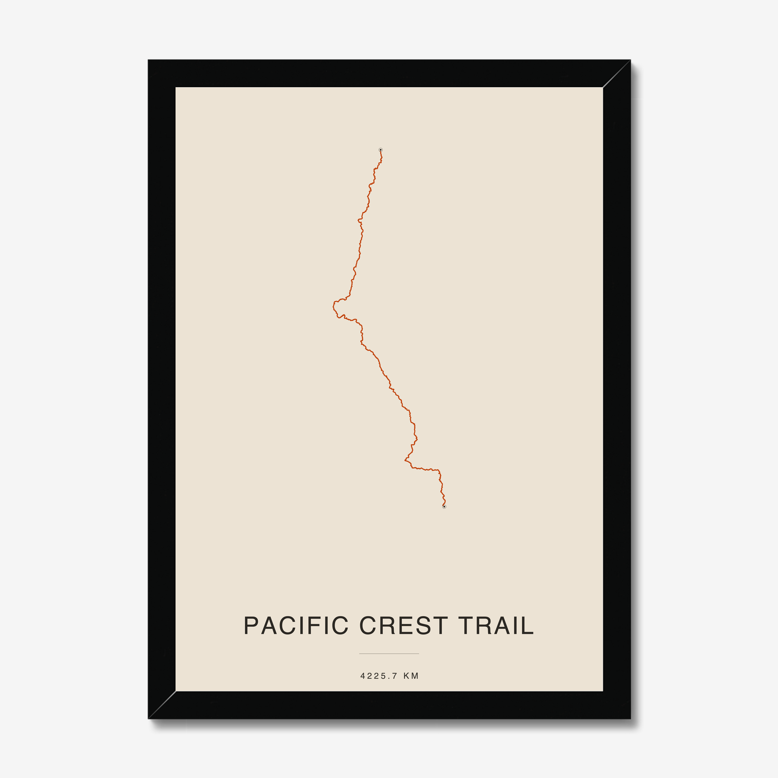 mapposter-framed-black:pacific-crest-trail:v3-sq