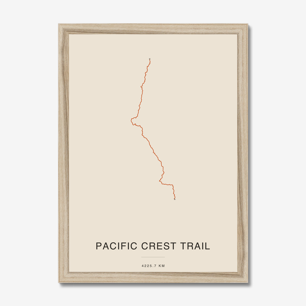 mapposter-framed-natural:pacific-crest-trail:v3-sq