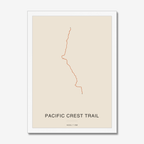 mapposter-framed-white:pacific-crest-trail:v3-sq