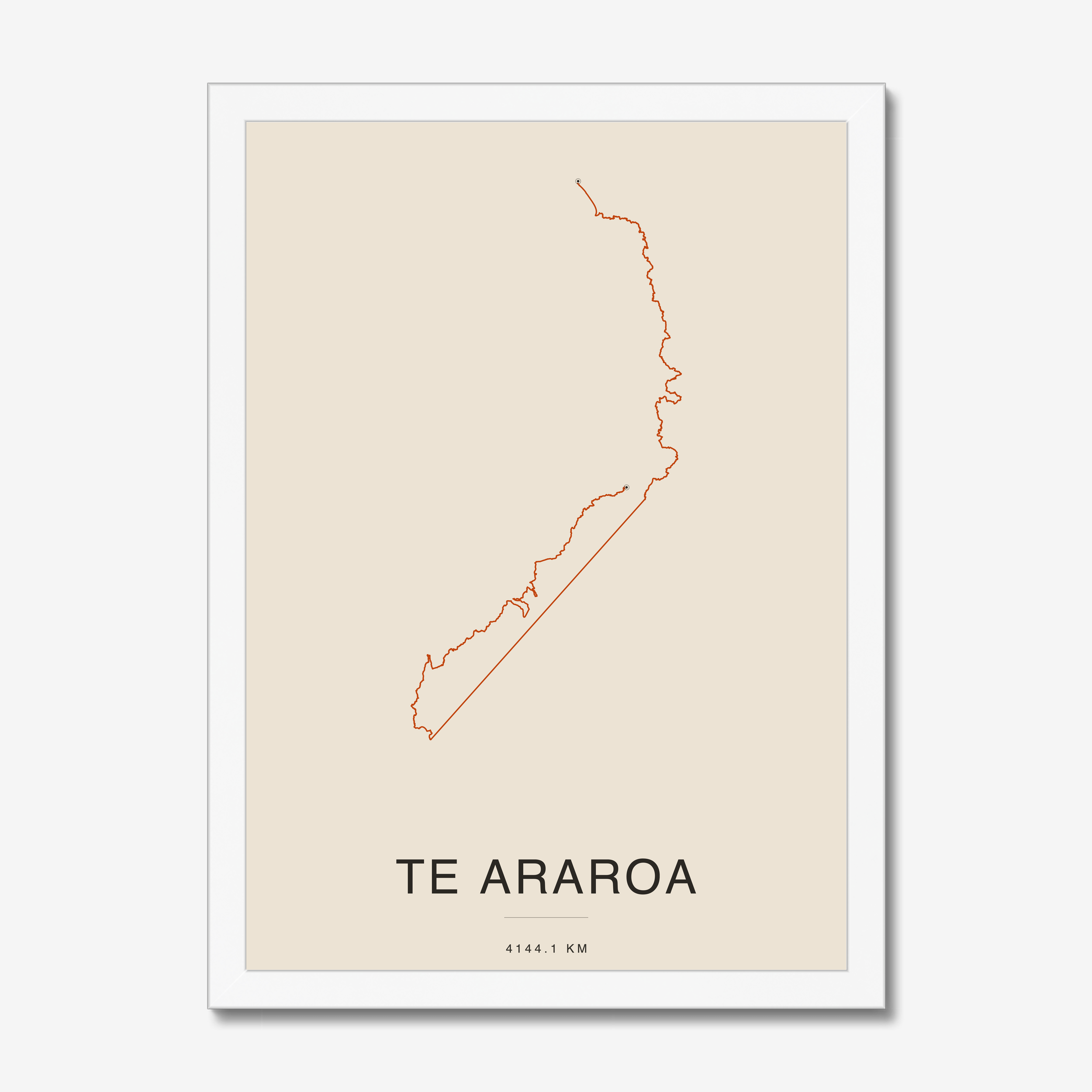 mapposter-framed-white:te-araroa:v3-sq